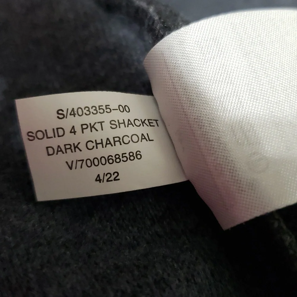 Banana Republic Solid 4 PKT Gray Women's M Shacket‎ Jacket